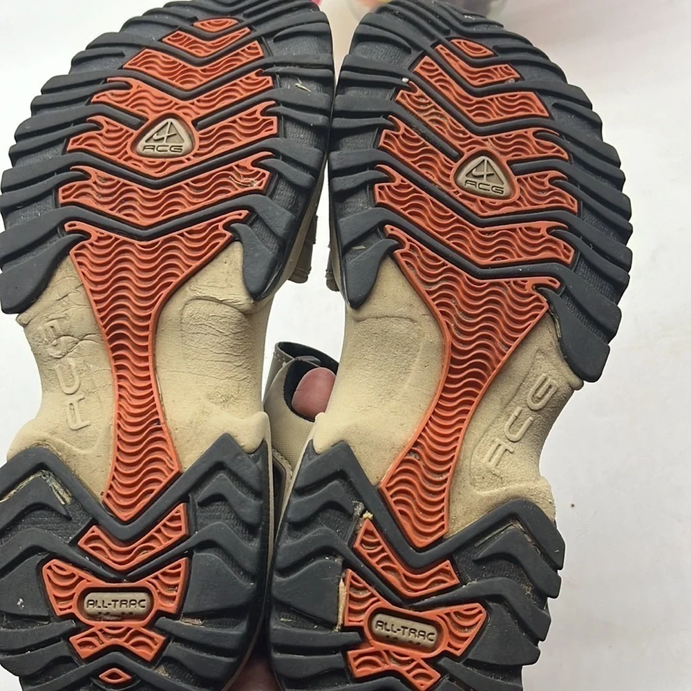 ACG Nike Tan brown Nylon Sport Sandals Sz 7. MCS0734F